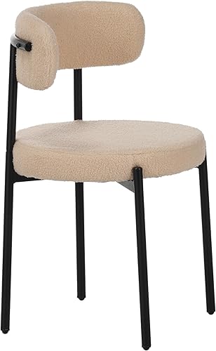Miniatura 4 de Dining Chairs and Table & Chair Sets - 4 Piece Modern Kitchen Dining Chairs with Round Seat Cushions, Curved Back Design for Restaurants and Dining