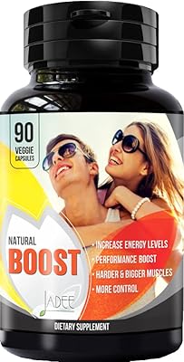 Jadee Natural Boost Male Enhancing Supplement - Increase 2" in 60 Days with Our Enlargement Formula Muscle Builder, Testos...