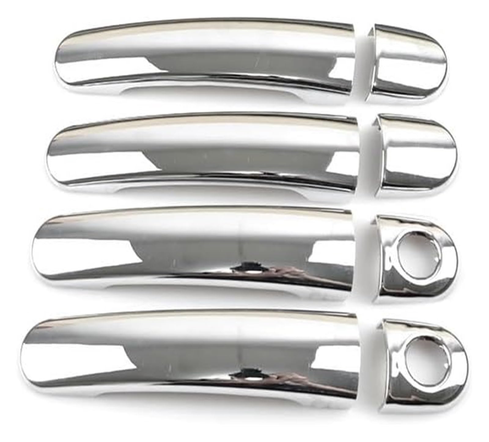 Qwqthgs Silver 1 Car Exterior Door Handle Cap For Vw For Golf 4 For B&Ora Mk4 For Rabbit A4 1J 1999-2004 Car Exterior Door Handle Covers(Silver 1)