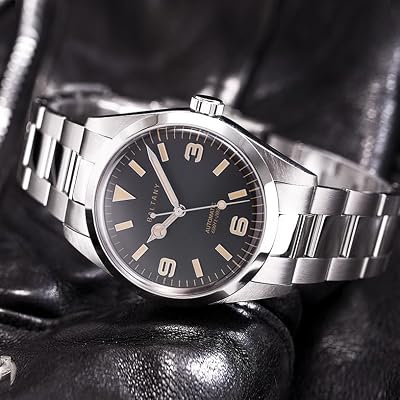 ACHARD Baltany Mens Automatic Watches 39MM Pilot Mechaical Wristwatch Fashion Bubble Sapphire 20ATM C3 Luminous NH38 / SW200