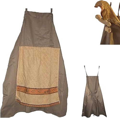 Delantal de broma de chef, diseño provocativo con penisunder, divertido delantal de chef para hombres con toalla y bolsillo sorpresa oculto