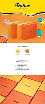 BTS - Butter CD+Photobook+Photocards+Folded Poster+Extra Photocards Set (Cream ver.)