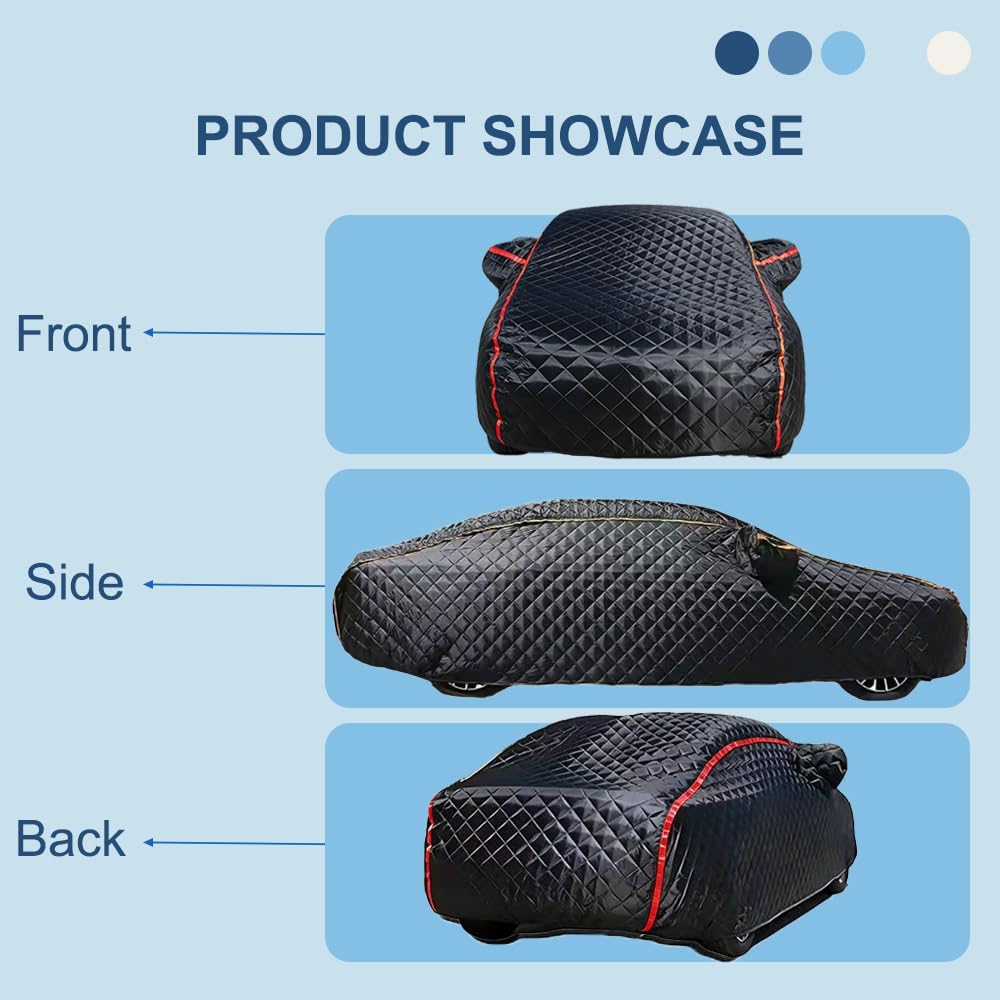 Hail Protector Car Cover for Jeep Wrangler JL (2018-present), Outdoor Car Covers, All-Weather Protection, Hailproof, Windproof, Snowproof, Scratch-Resistant, Custom Fit z15957