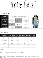 Vista 3 de Imily Bela Suéteres de cuello alto para niñas, ropa de punto de manga murciélago, suéter grueso