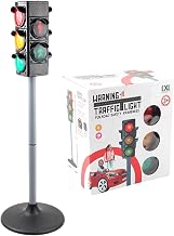 Jouet Feu De Circulation 27 Pouces Avec Modes Manuel Auto - Lumineux Et Sonore Pour Enfants