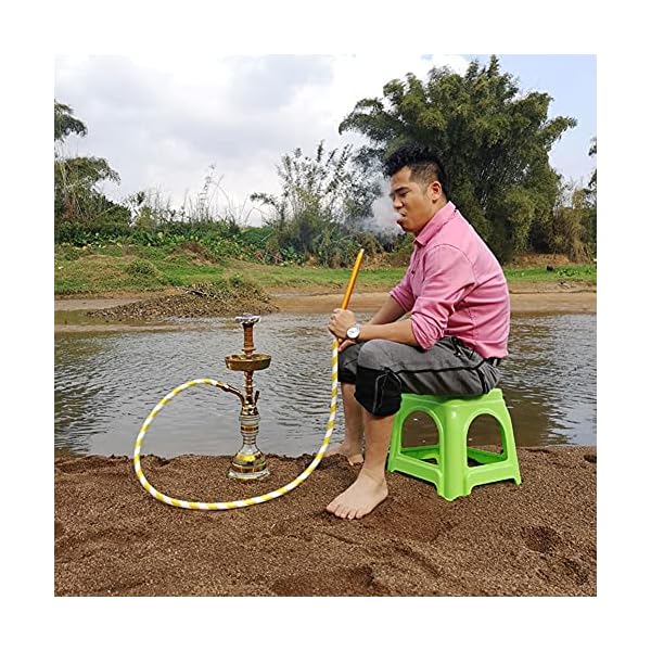 Rteanb Single Pipe Arabian Hookah Bar Middle East Hookah Acryl Shisha Für Bessere Shisha Shisha Rauchergenuss, Geeignet… – Bild 7