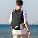 Sac à dos de randonnée, WADY Sac de jour de randonnée, petit sac pliable casual 10L-20L,Sac à dos léger imperméable