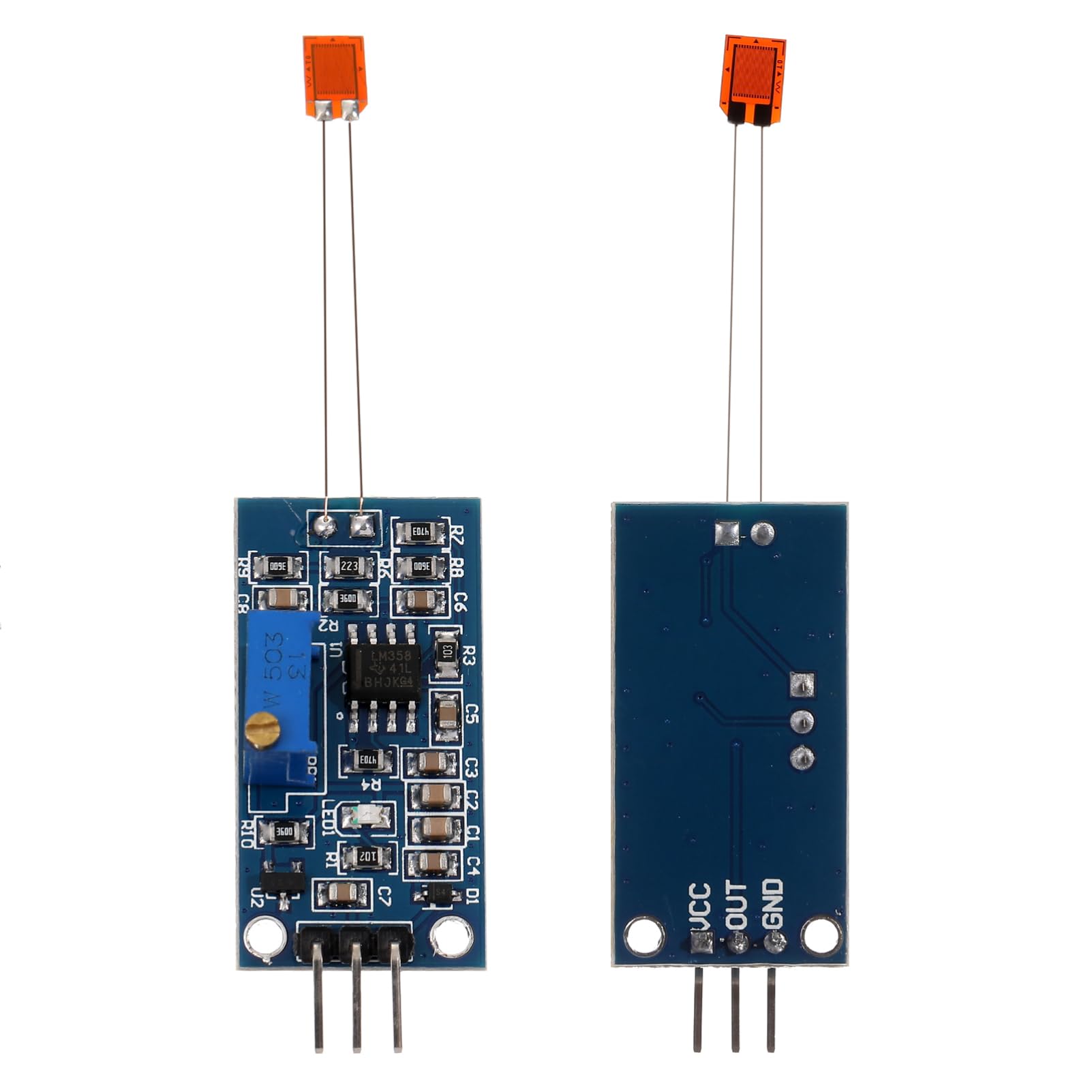 BESPORTBLE Module Amplificateur De Charge Pour Capteur De Déformation Avec Sortie De Tension - Détection De Flexion - Compatible Avec Jauge De Contrainte 350 Ohms Idéal Pour Tests De Bending