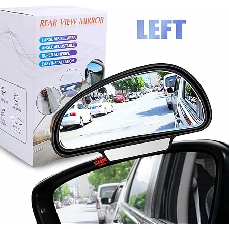 Yngia Blind Spot Mirrors Fits Car Mirror Frame Thickness Less Than 5mm Only Adjustable Car Auxiliary Wide Angle Side Rearview Mirror For Cars Suv 1 Piece Black Left Automotive Yngia Blind Spot Mirrors Fits Car Mirror Frame Thickness Less Than 5mm Only Adjustable Car Auxiliary Wide Angle Side Rearview Mirror For Cars Suv 1 Piece Black Left Automotive