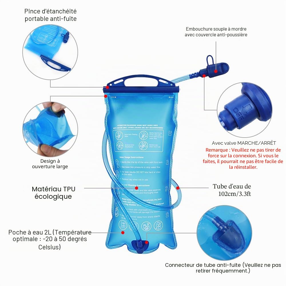 Lixada Sac à Dos Hydratation, 5L Sacsac de Sport,Sac à Dos de Running Ultraléger, Sac à Dos de Vélo, pour randonnée, Course à Pied, Cyclisme, Course, Sac a Dos Femme et Homme