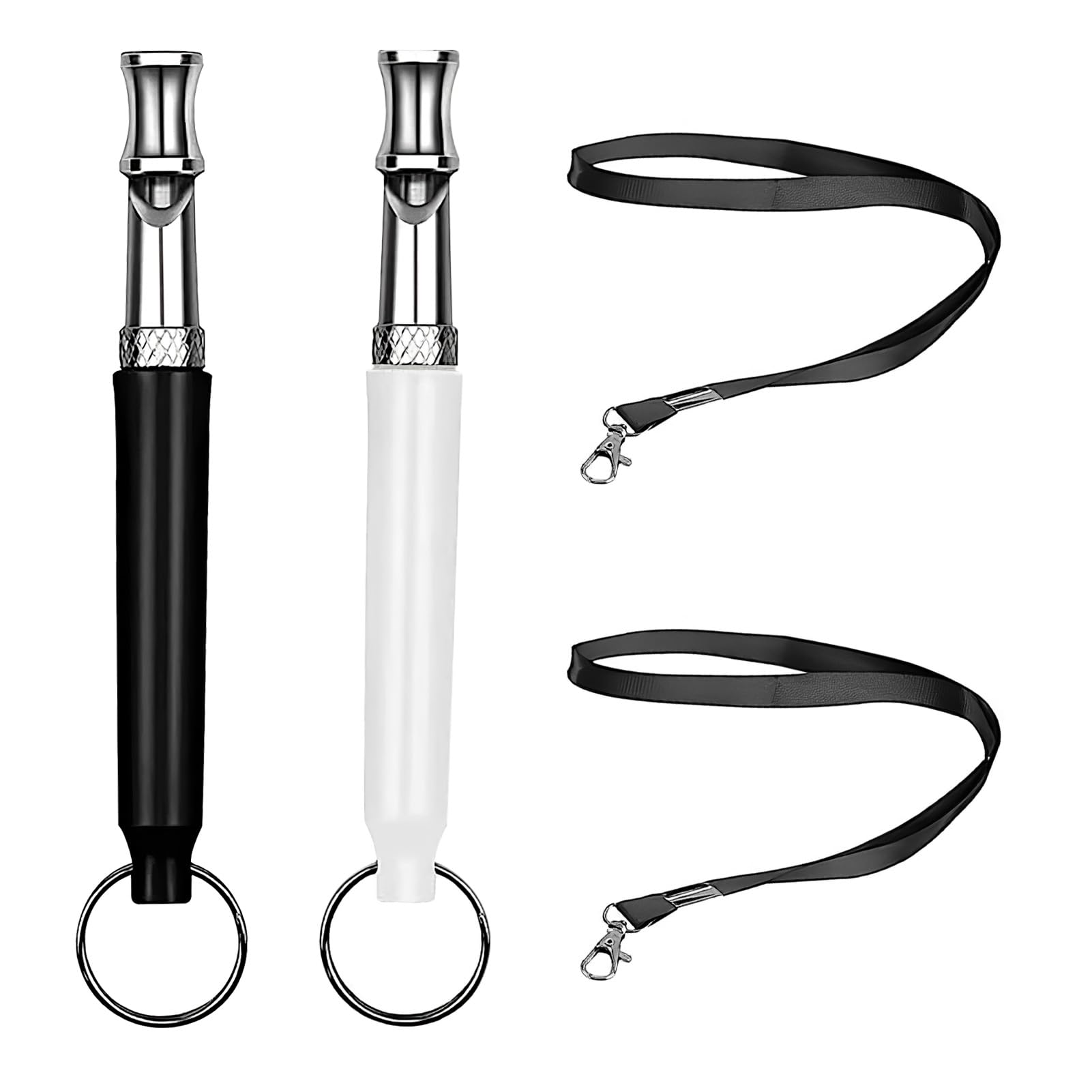 2 Pièces Sifflet de Rappel pour Chien, Sifflet Ultrason Chien, Fréquence Ultra-Haute Silencieuse, Outil de Rappel Sifflet Chien, Sifflet Réglable, Idéal pour l’Entraînement des Chiens