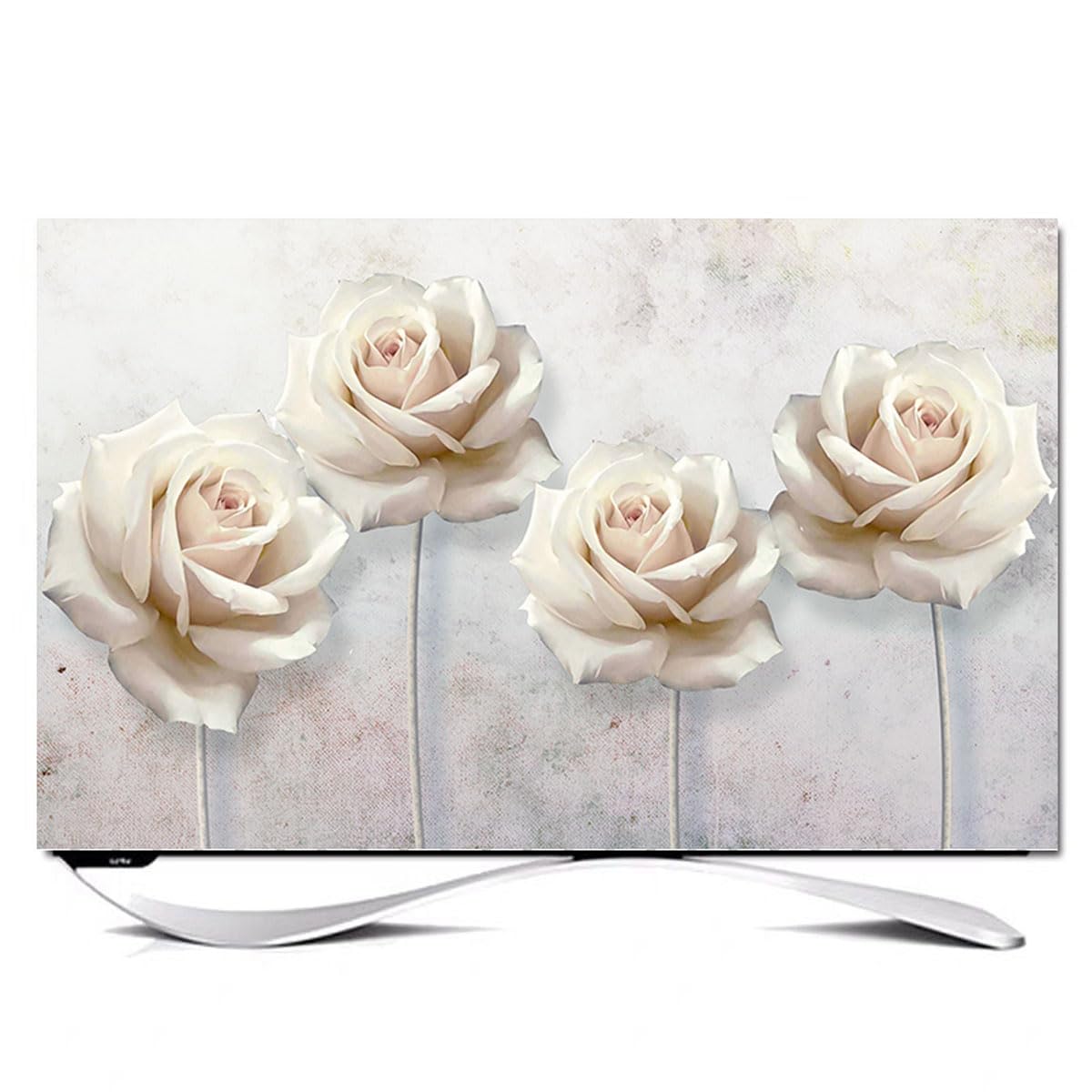 Housse Écran Tv Compatible Avec 19" Tv - Protection D'Écran Télévision - Gris Clair[m3621