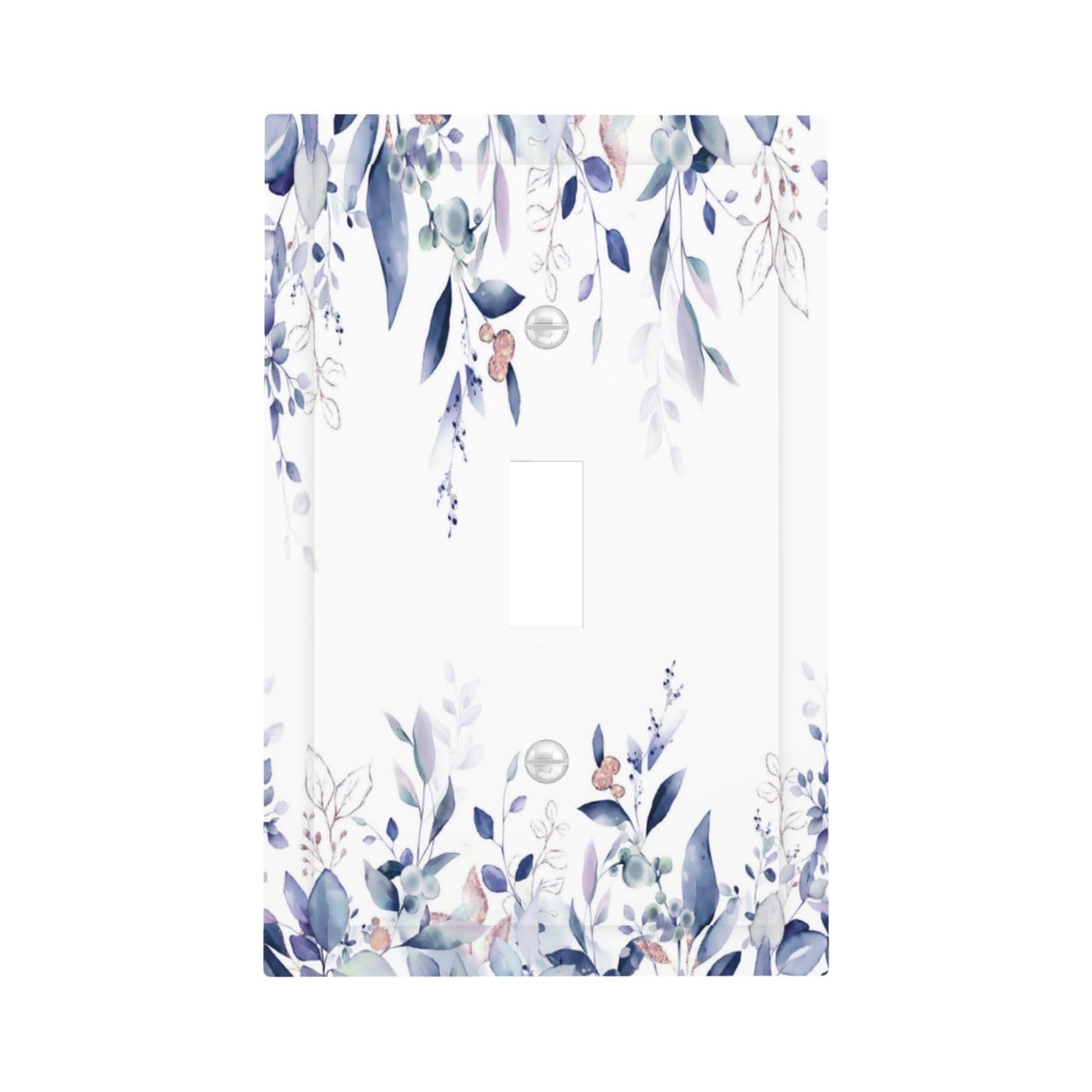 Vintage Floral Outlet Covers - White & Gold -29 Vintage Floral Outlet Covers - White & Gold -29