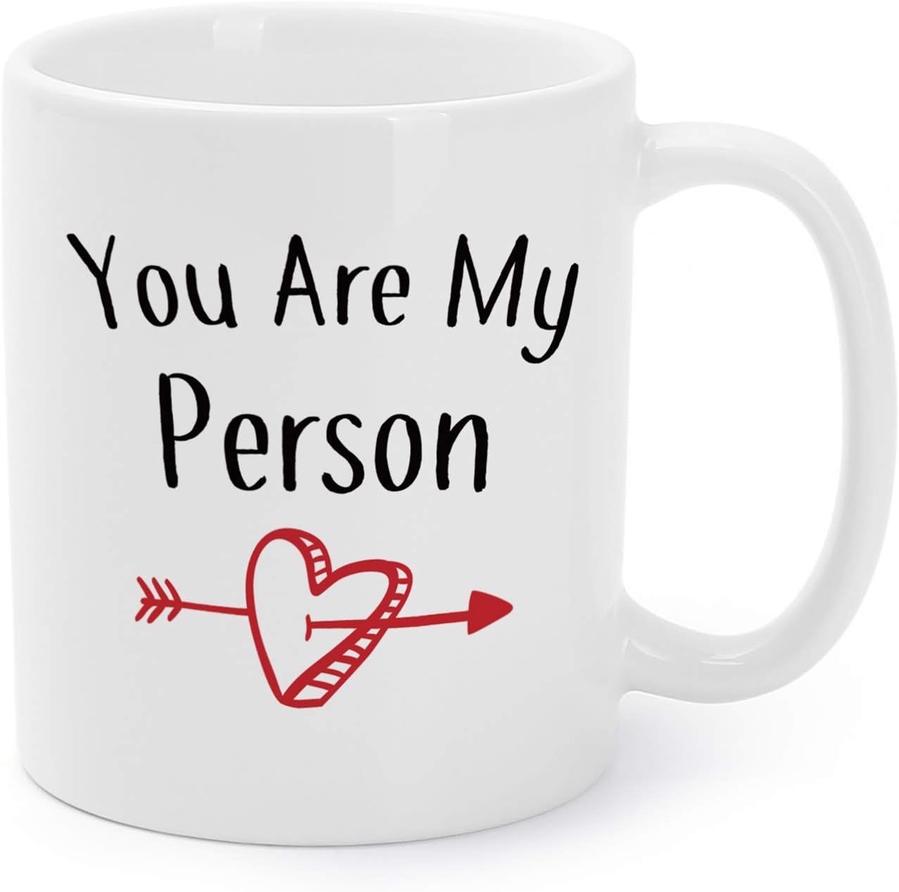 Frее Shірріng оƒƒеr Mugaholics Mother's Day Gift Mugs You Are My Person Funny Coffee/Tea Cup for for Men/Women Gag New Year/Birthday/Christmas/Holiday Presents for Boyfriend/Girlfriend/Husband/Wife - 11 Oz - VD-2