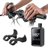 MIOLOE Ergonomic Bike Handlebar Ends &plus; Electric Mini Bike Pump
