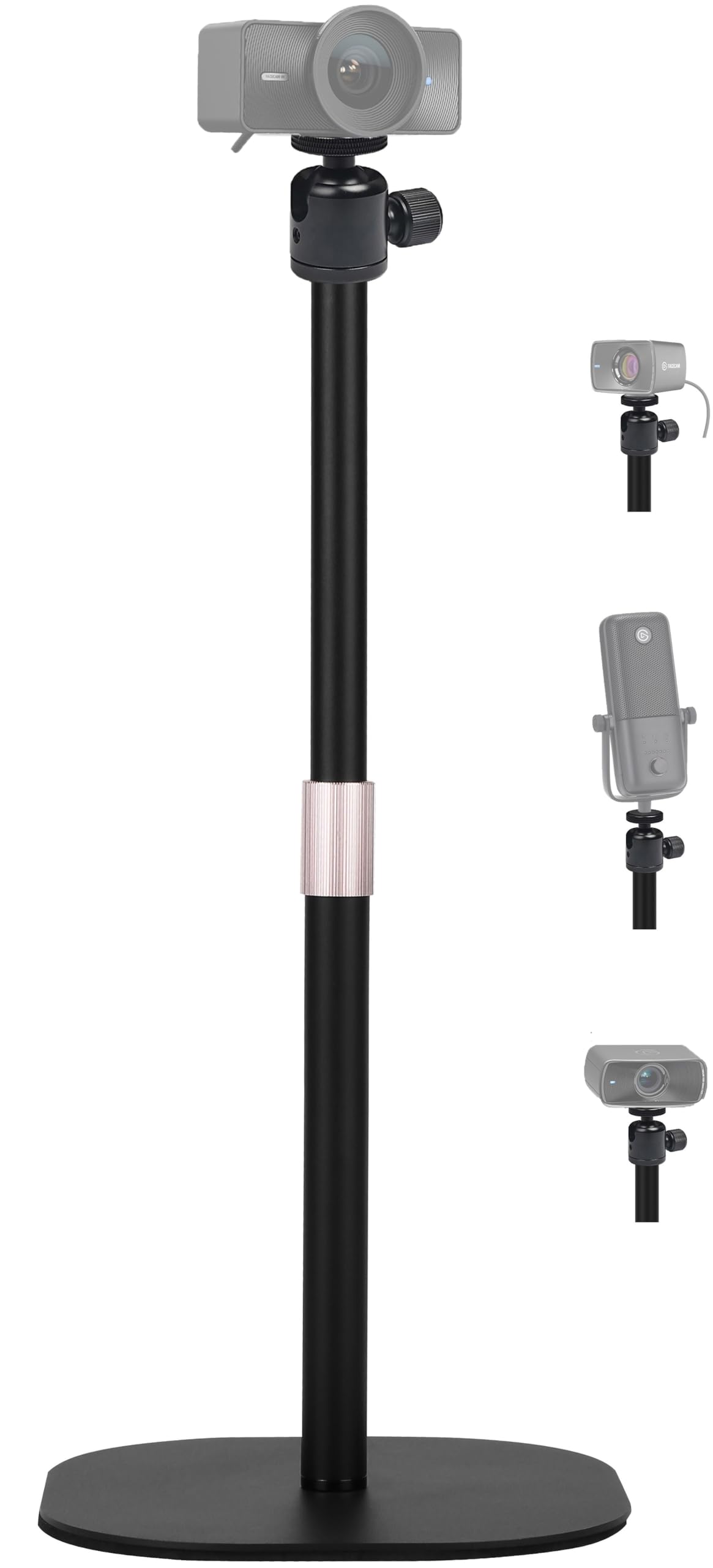 Heavy-Duty Facecam Stand, Tabletop Webcam Tripod Holder Compatible with Elgato Facecam,Facecam pro Webcams