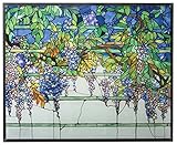 Tiffany Wisteria Art Glass Panel 14