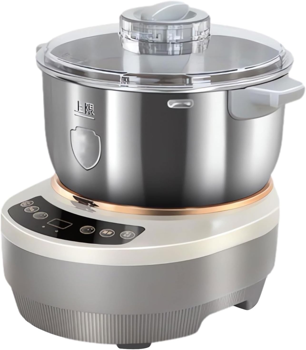 Machine à pâte avec fonction de fermentation,mélangeur de farine de pâte en acier inoxydable antiadhésif 5L/7L avec tasses et cuillères à mesurer,machine à pétrir la pâte, minuterie et panneau tactile