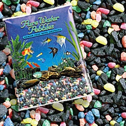 Pure Water Pebbles Lasernite Glo Aquarium Gravel, 5 lbs - Optimal pH Balance, Aesthetic Appeal, Easy Maintenance for Eco-Friendly Aquarium Decoration