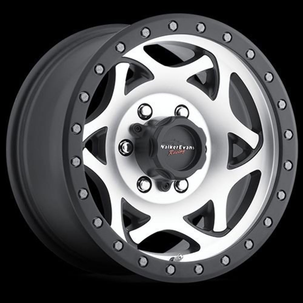 Walker Evans 501MB Legend Satin Black with Diamond Cut Face Wheel (17x8.5"/6x135mm, +1mm offset)