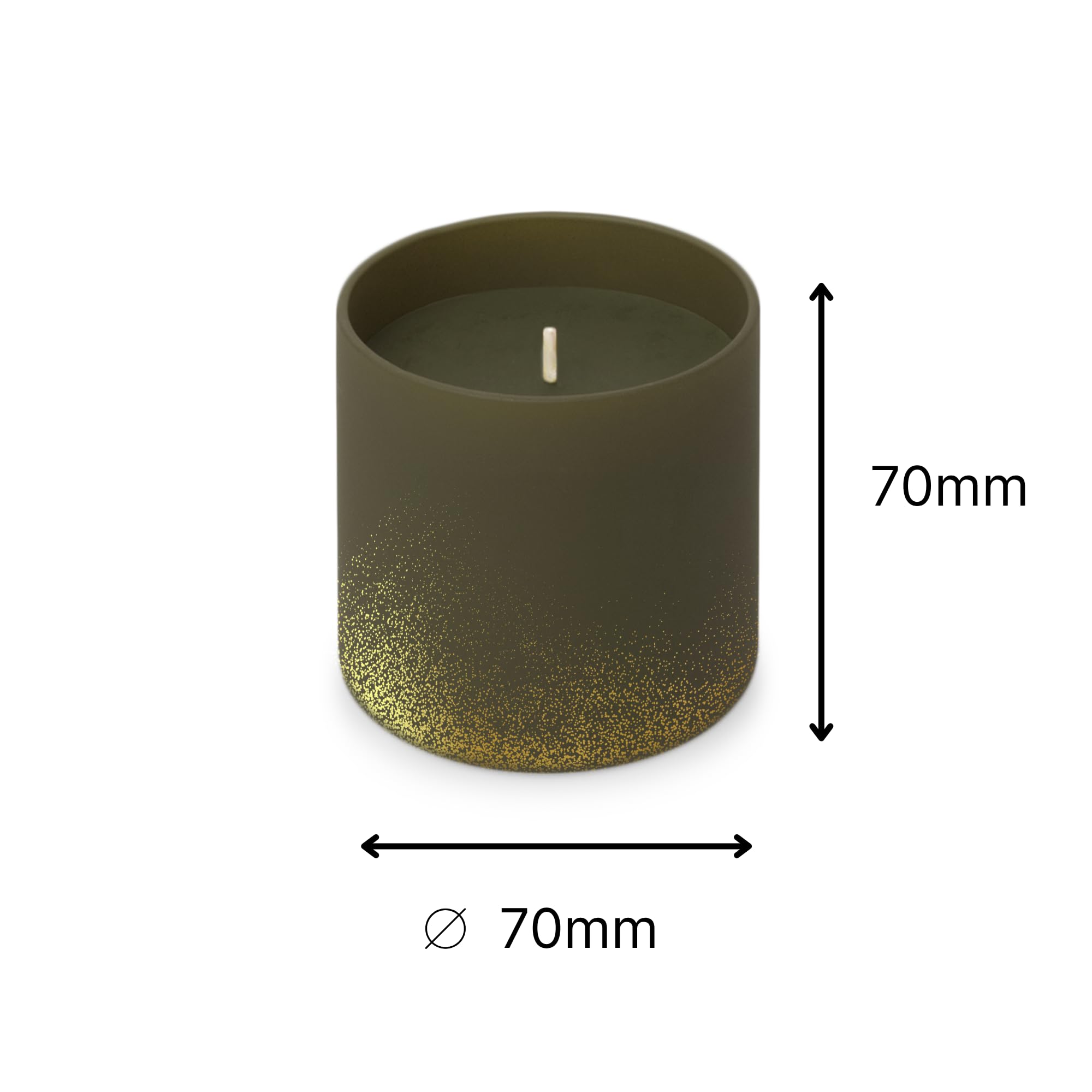 Spaas 6 candele profumate WinterGlow ± 35 ore, neve coccolosa, aghi di pino ed eucalipto