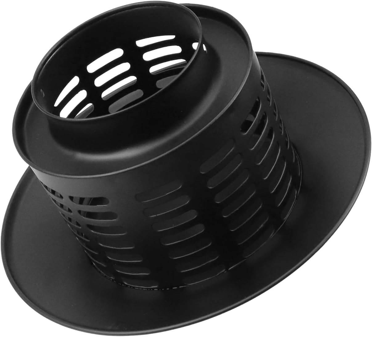 3 Inch Chimney Cap 304 Stainless Steel Cone Top Chimney Cap Black Round Roof Vent Cap Chimney Cover Stove Pipe Chimney Cap for Outside