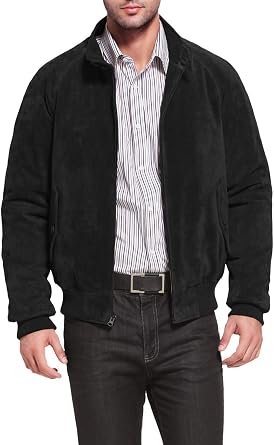 Landing Leathers Men WWII Leather Bomber Jacket Also available in Big and Tall