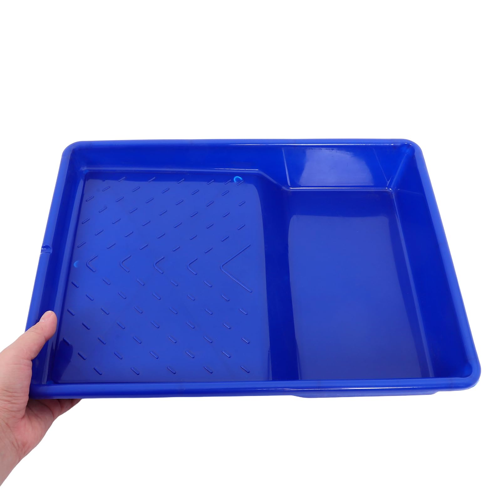 DOITOOL 5 plastikowych tacek na wałki malarskie: Wielokrotnego użytku tacka do farb – tacka do mieszania kolorów do projektów DIY, malowania ścian, artykułów do remontu domu, 14,5 x 11 x 2,2 cala