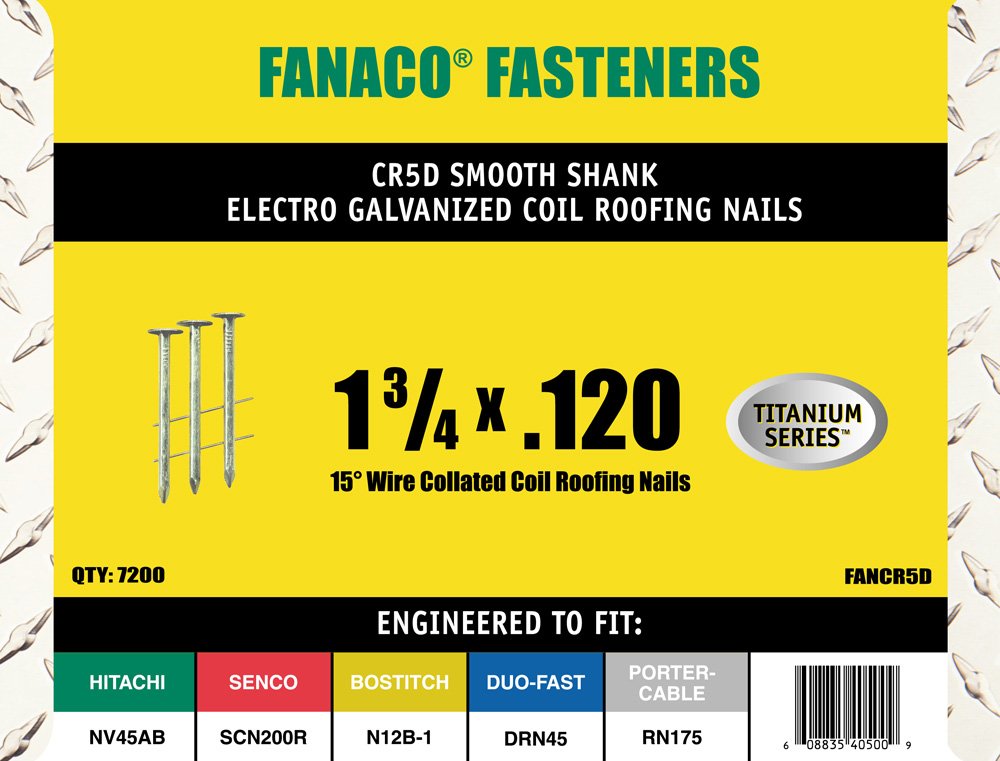 NATIONAL NAIL 0611110 7.2K 1-3/4-Inch Roof Nail