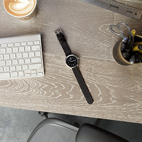 Archer Watch Straps - Premium Nylon Quick Release Watch Bands (Black, 18mm) by Archer Watch Straps - Image 6
