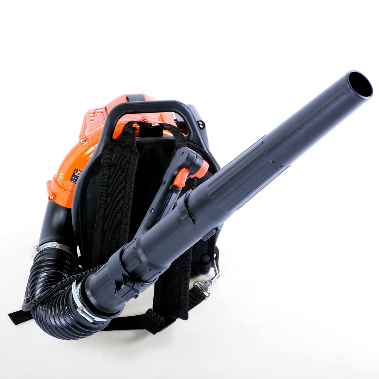 Soplador de Mochila de Gasolina FUXTEC FX-LB133T, más de 300km/h (186mph), 0.9kW, 1.2hp, Motor de 2 Tiempos de 33cc, Tanque (650ml), Almohadilla - fácil de soplar Las Hojas o la Nieve