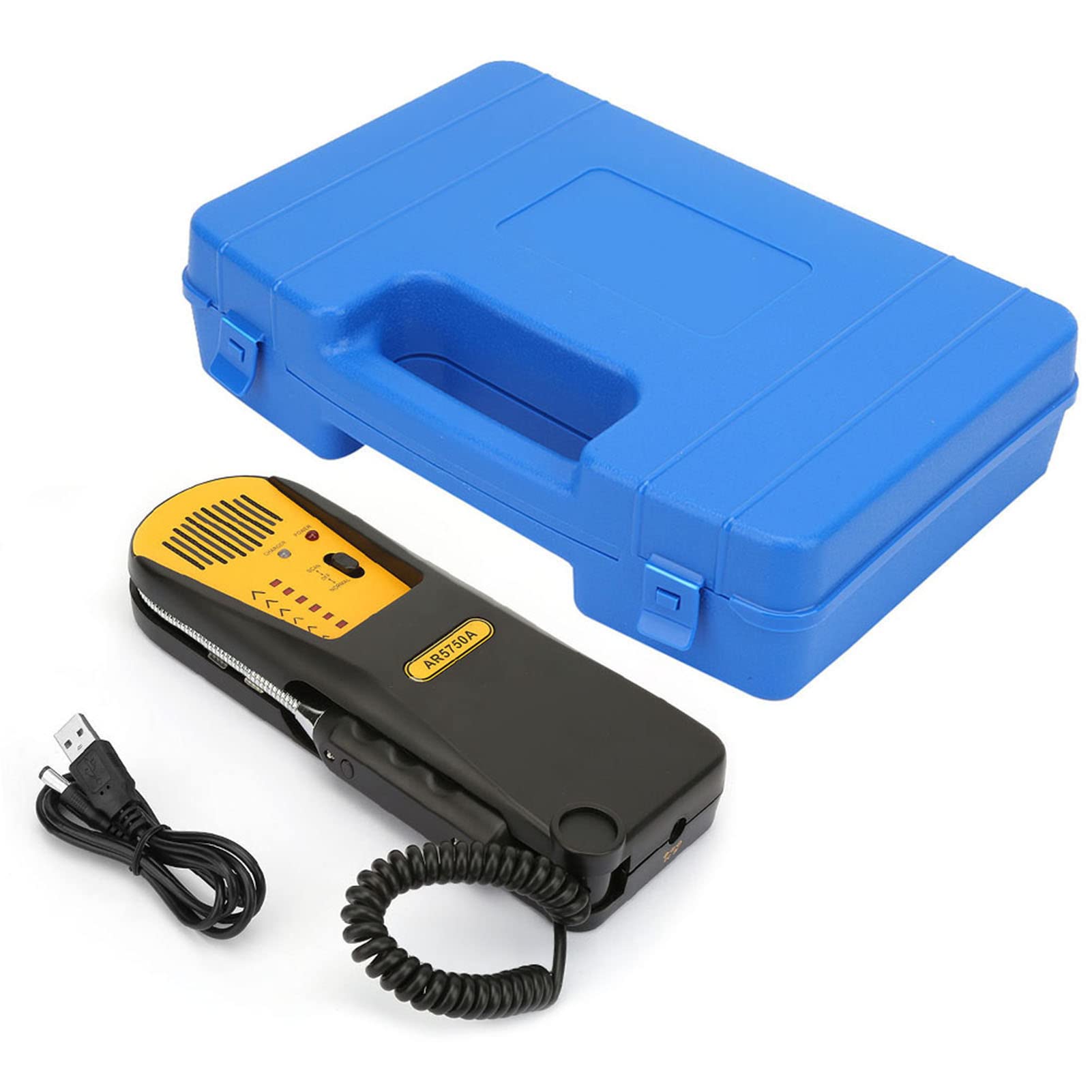 AR5750A Detector de Flúor Halógeno Portátil Detector de Fugas Halógenas Detector de Fugas de Gas Flúor con Carga USB y Zumbador