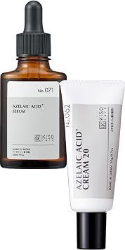 KisoCare Azelic Acid Cream 20% + Azelenic Acid Serum 20% Set Pores Oil Oily Skin NAD+ CICA Skin Care No.062+No.071
