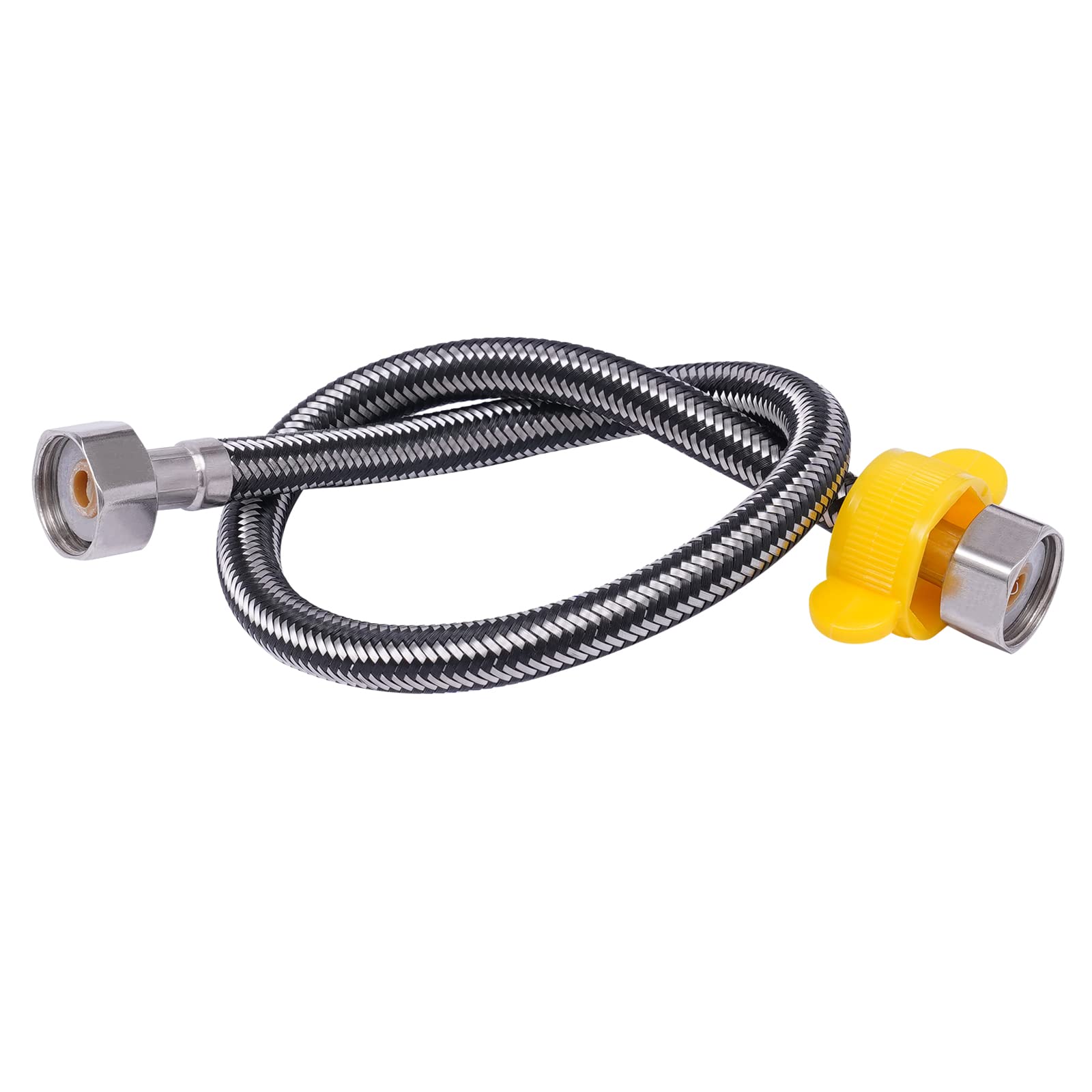 Podgrzewacz przepływowy 3500 W, bezzbiornikowy, 220 V, 30-52 °C, LED, dotykowy IPX4, wodoszczelny, mini podgrzewacz wody G1/2", montaż 360°, do kuchni, łazienki, pod stół, energooszczędny, czarny
