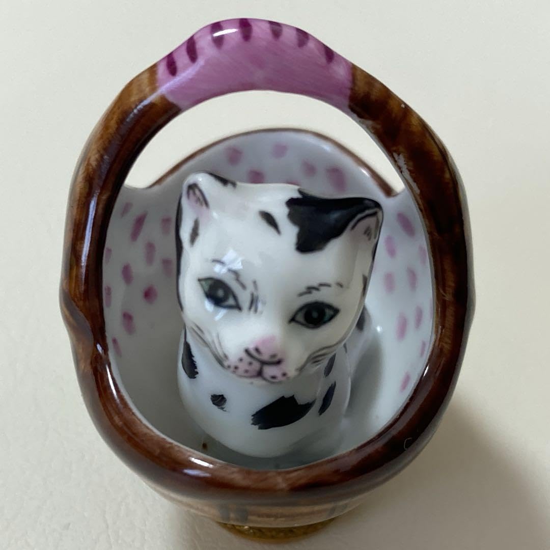 Parry Veille リモージュボックス 猫 猫雑貨 フランス製