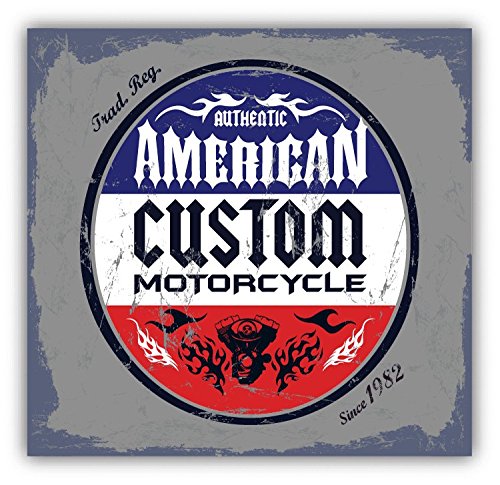 Custom Motorcycle Bike Grunge Auto Moto Alta Calidad De Coche De Parachoques Etiqueta Engomada 12 x 12 cm