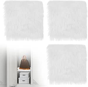 Amazon.com: 3PCS Locker Rug White 12x12inch Square Locker Carpet Non ...