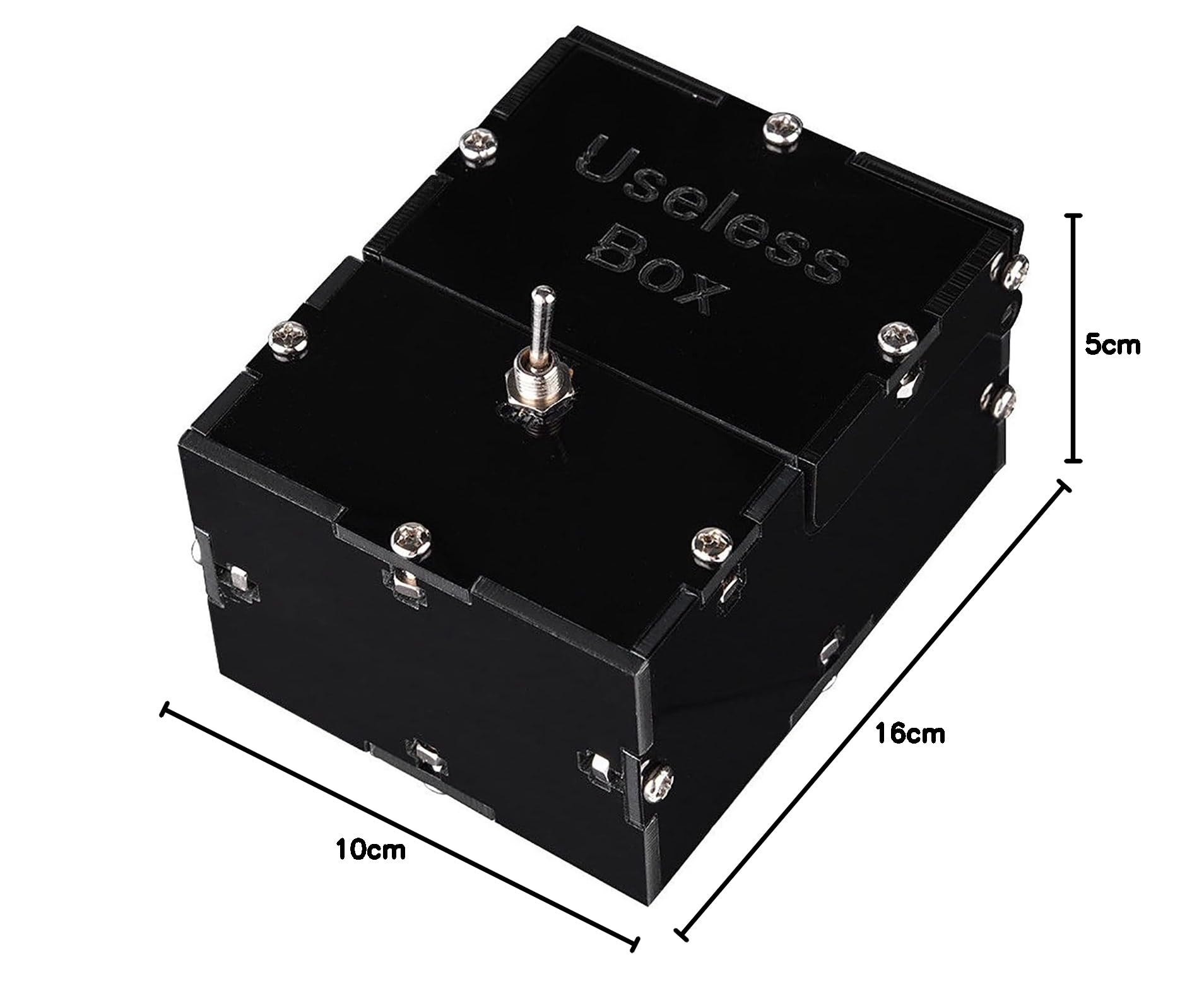 KENANLAN Useless Box zestaw "zrób to sam", bezsensowne pudełko Hrlorkc, zabawne, bezużyteczne pudełko, zabawka, unikalne pudełko "zrób to sam"