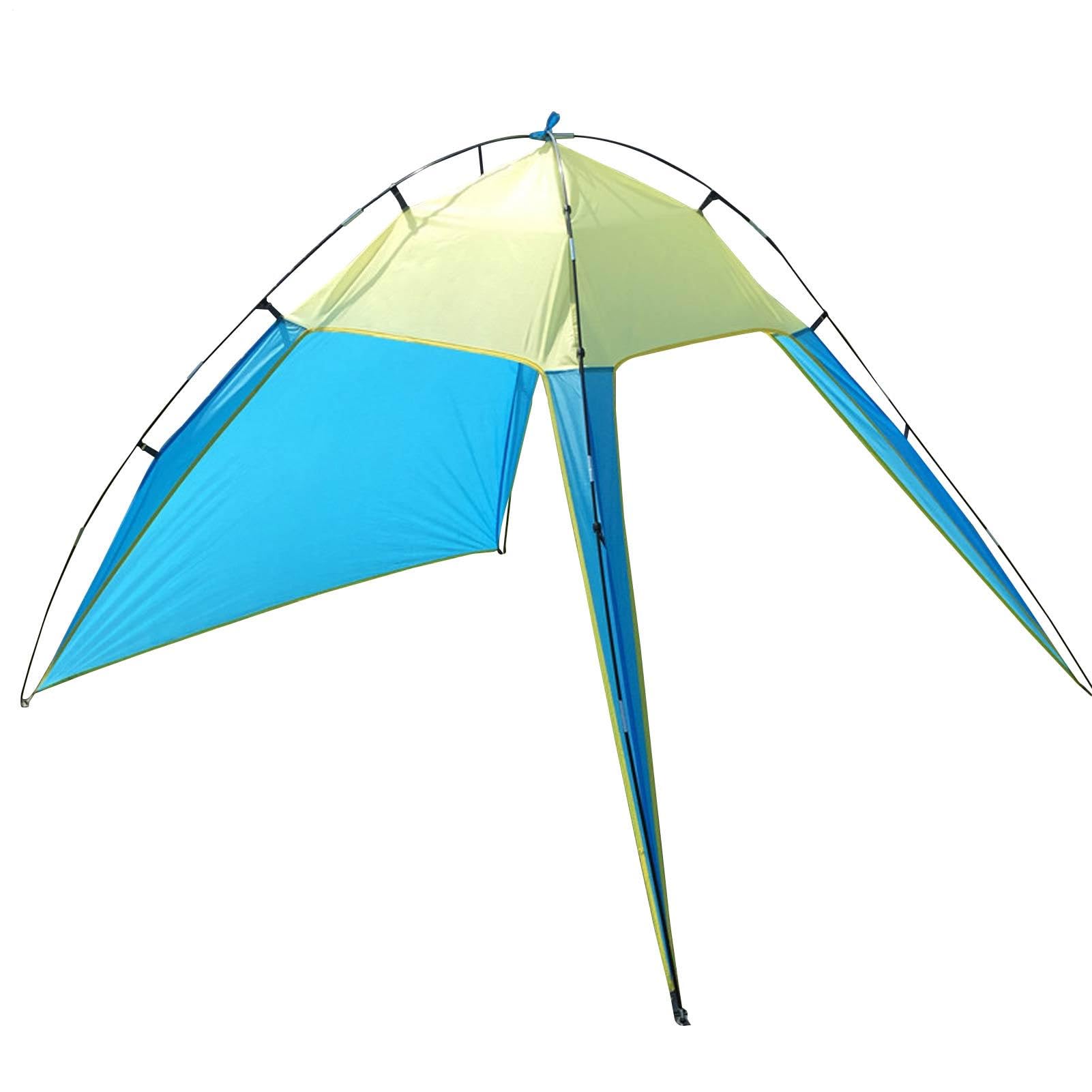 Tente de camping de plage automatique avec pare-soleil extérieur anti UV UPF50+
