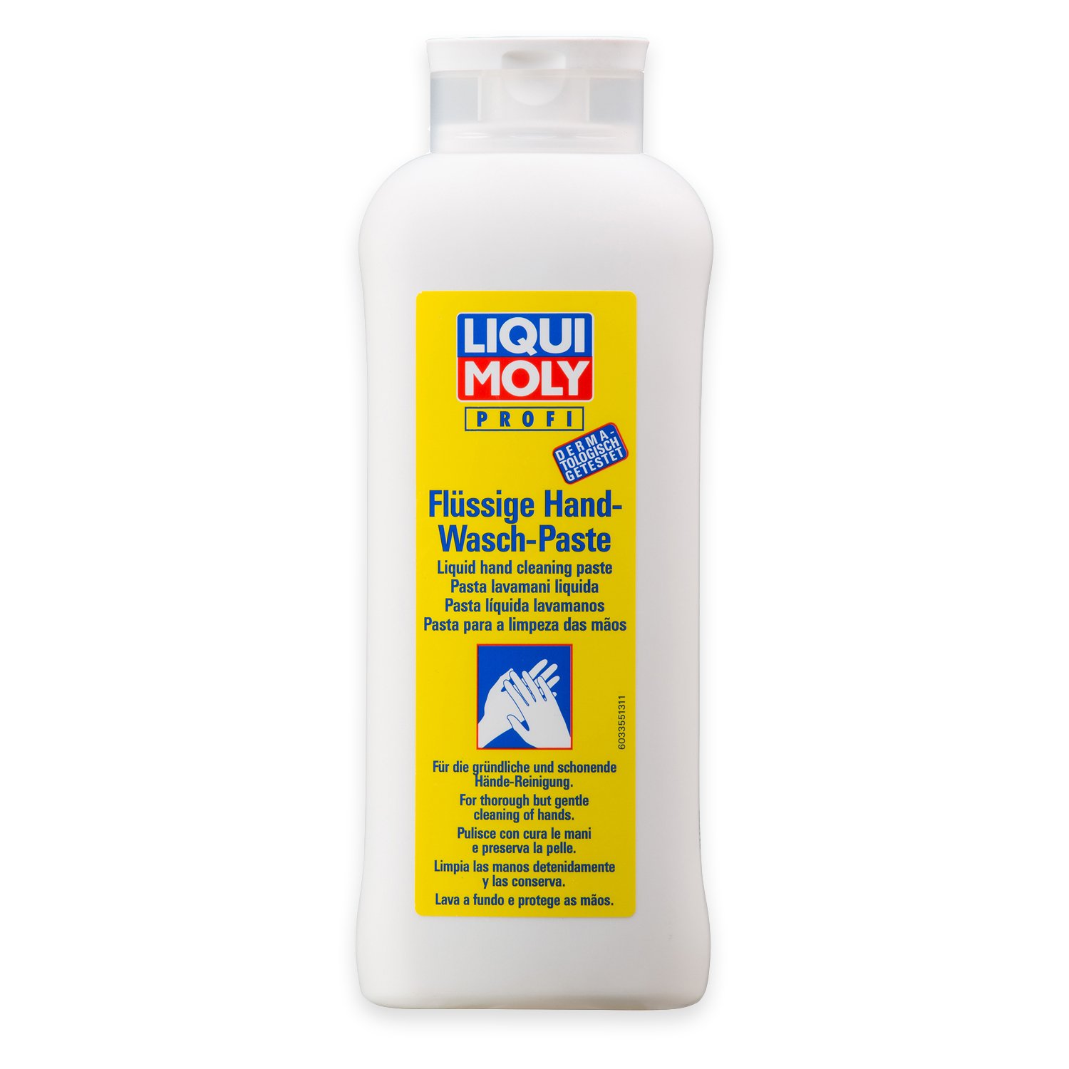 8x LIQUI MOLY 3355 Flüssige Hand-Wasch-Paste Handpflege 500ml