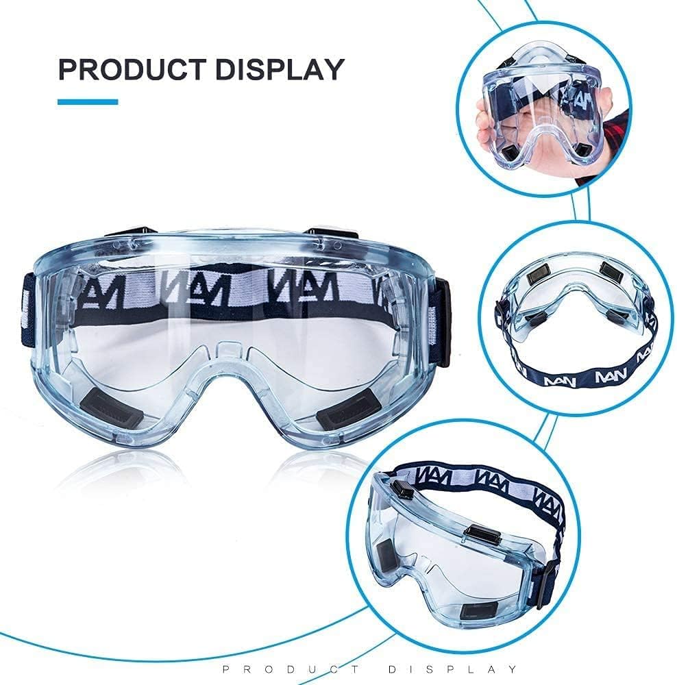 antiparras de seguridad, antiniebla de estilo deportivo, transparentes,  antiparras a prueba de salpicaduras e impacto, protege los ojos de la  arena. : Herramientas y Mejoras del Hogar - Amazon.com