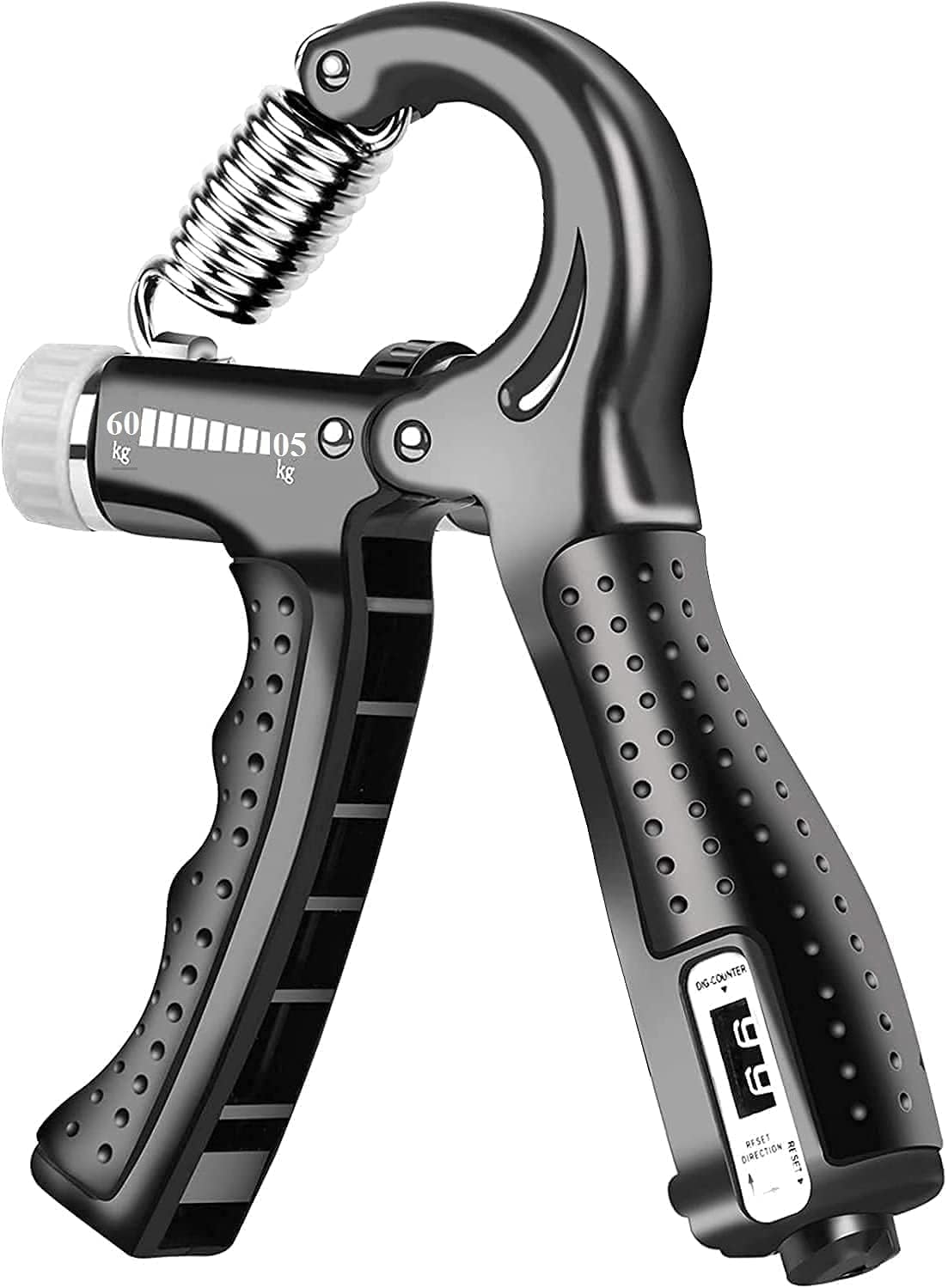NIRBHI Adjustable Hand Grip Strengthener|Adjustable Resistance (5kg-60kg)|Hand Gripper for Men & Women for Gym Workout Hand Exercise Equipment to Use in Home for Forearm Exercise, Finger Exercise Power Gripper (Multicolor, Pack of 1)-image-37