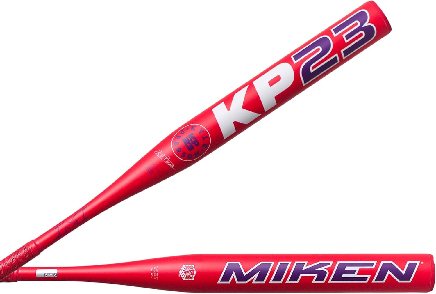 Miken | KP23 Maxload Slowpitch Softball Bat | USA | 12.75" Barrel | Maxload | 1-Piece | 25 oz