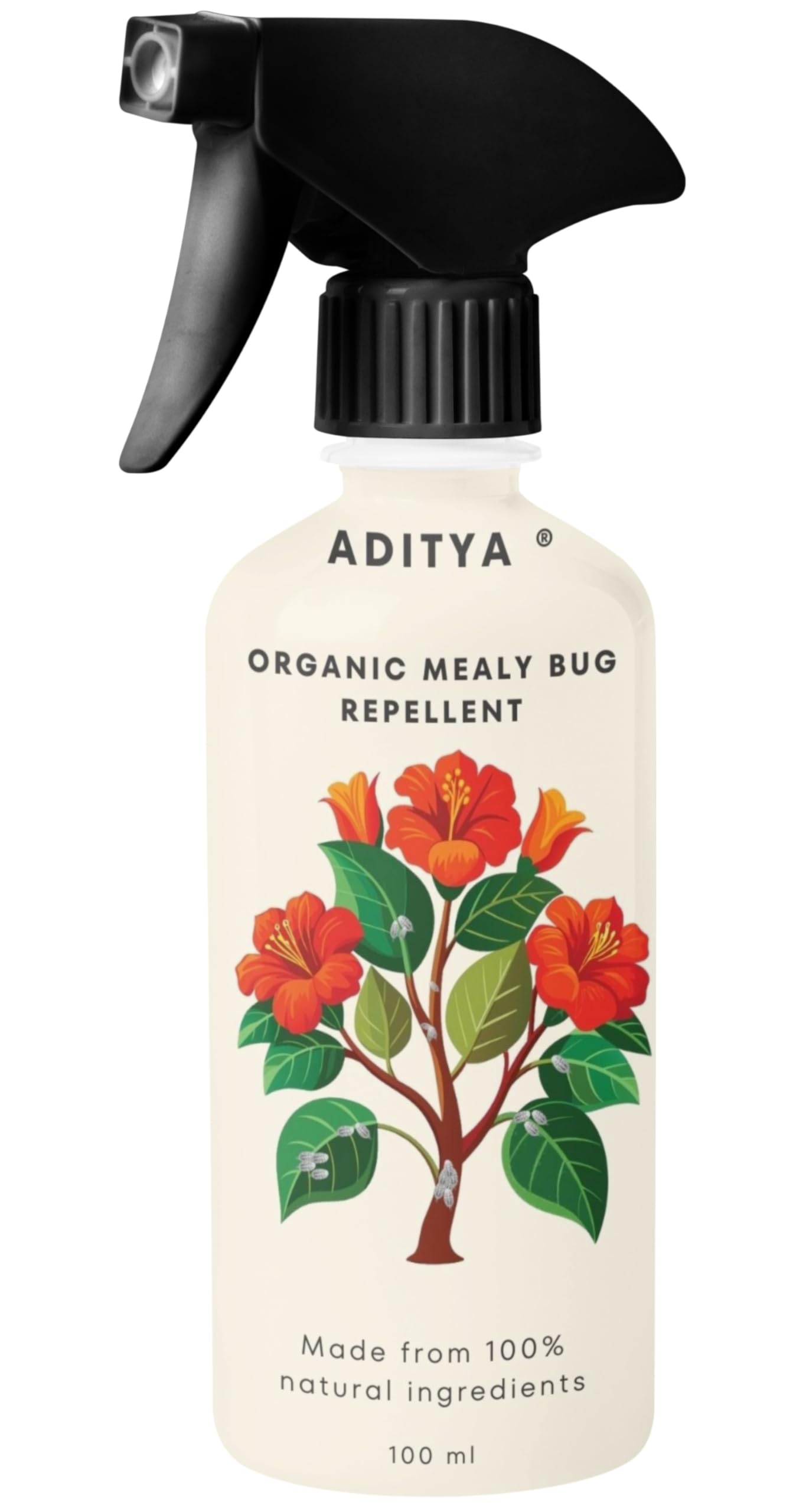 ADITYA® Mealybug Repellent & Fungus Killer Spray For Plants (100ML) - 100% Herbal Actives & No Chemicals - 3in1 Action of Neem, Pongamia, Lemongrass Oil (B0DGHC2V15) Amazon Price History, Amazon Price Tracker