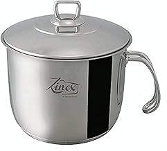 قدر طبخ من زينوكس، مصنوع من الفولاذ المقاوم للصدأ، لون فضي، غير مطلي، قياس 14 سم. يتميز بالمتانة ومقاومة التآكل وحفظ الحرارة وآمن للغسيل في غسالة الصحون