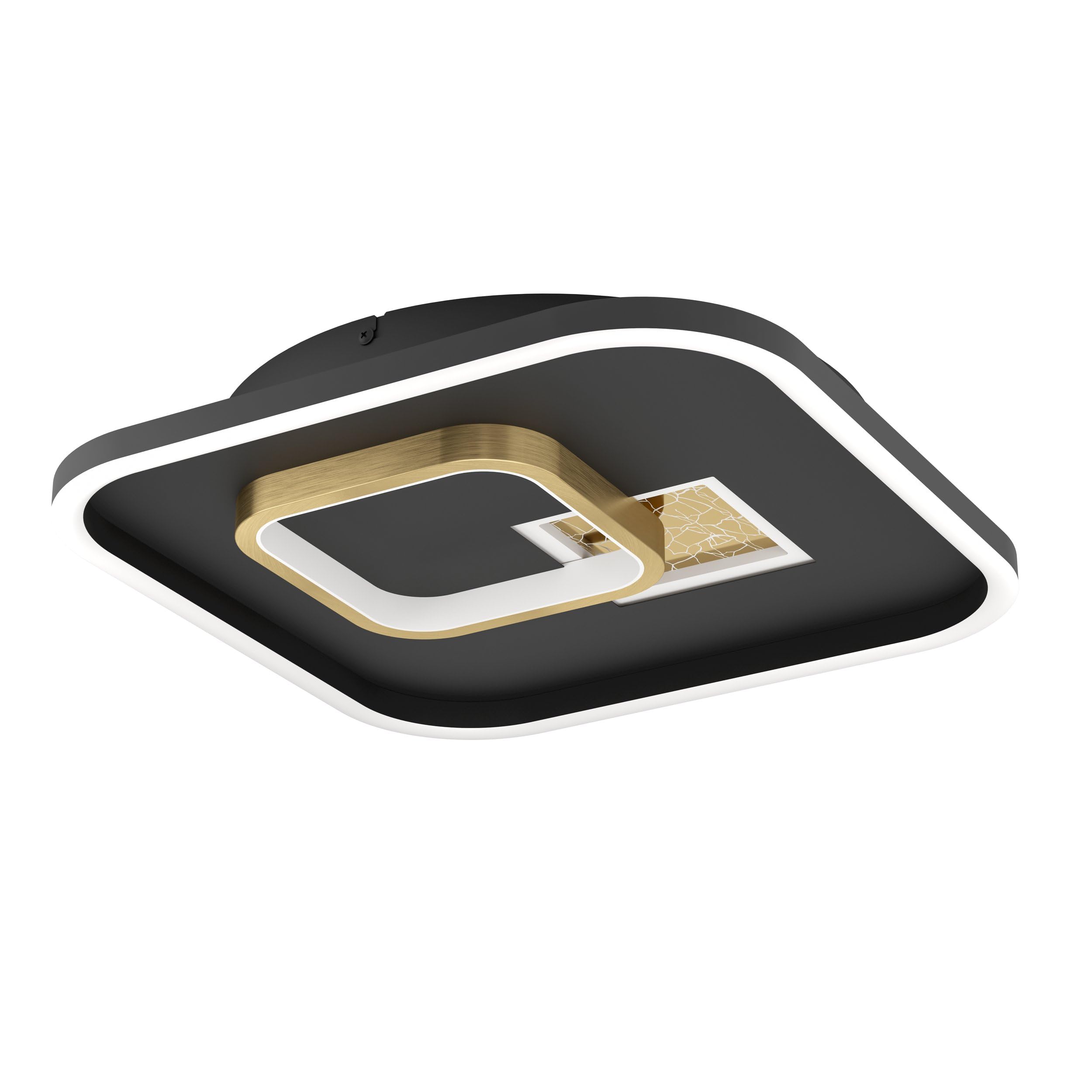 Lampe de plafond géométrique pour illuminer un couloir moderne