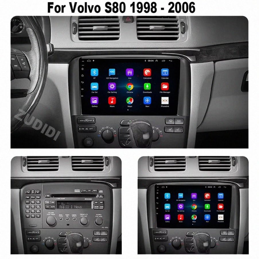 Radio de coche 2 DIN con pantalla táctil Incell y Bluetooth para VW Polo 2