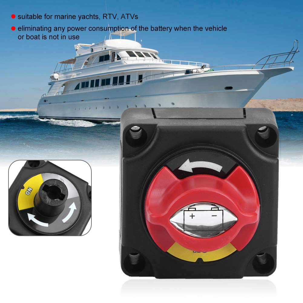 300A Battery Isolator Disconnect Switch Marine Boat Car RV ATV Power Off Switch ABS 12V 24V DC