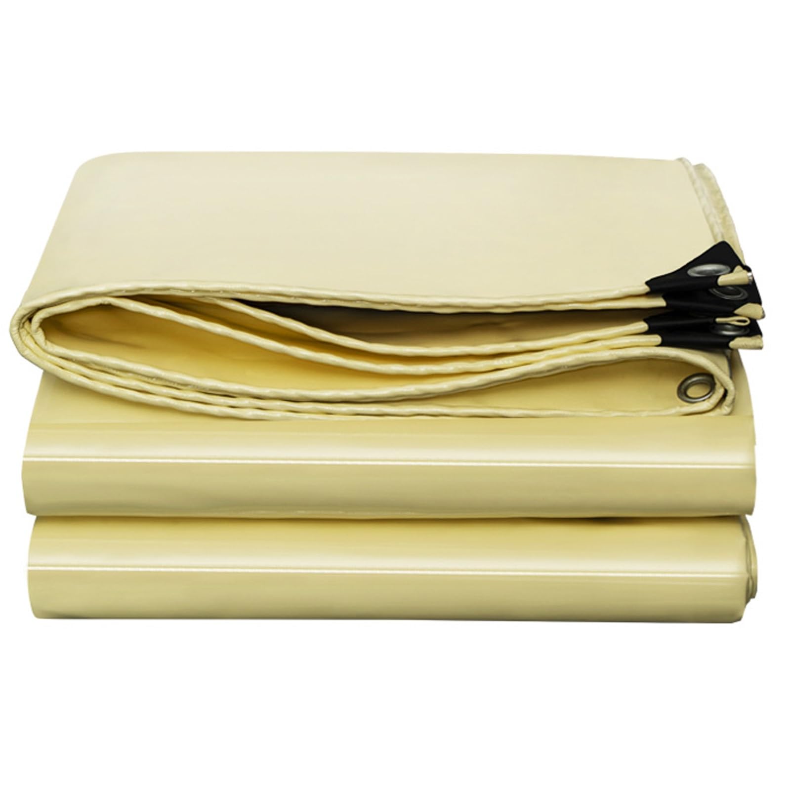 Lona impermeable PVC beige multiusos para cubiertas de caravanas y suelos de camping