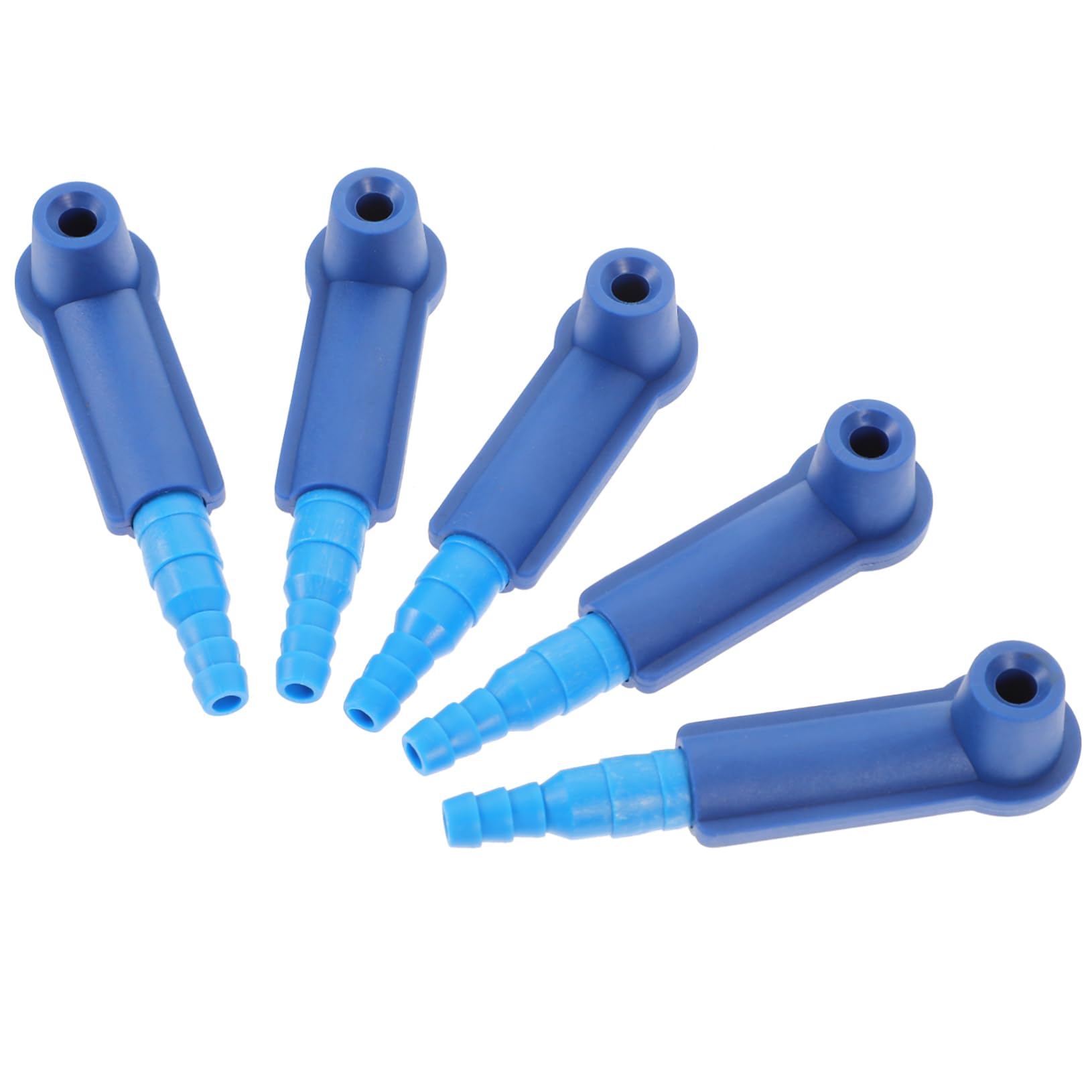 GANAZONO 5Pcs Brake Fluid Replace Tool Lightweight Air Quick Exchange Connectors for Oil Bleeding Compatible with Vehicle Types Durable and Compact Design